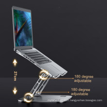 180 Rotating Desktop Standing Folding Laptop Desk for 17 Inches